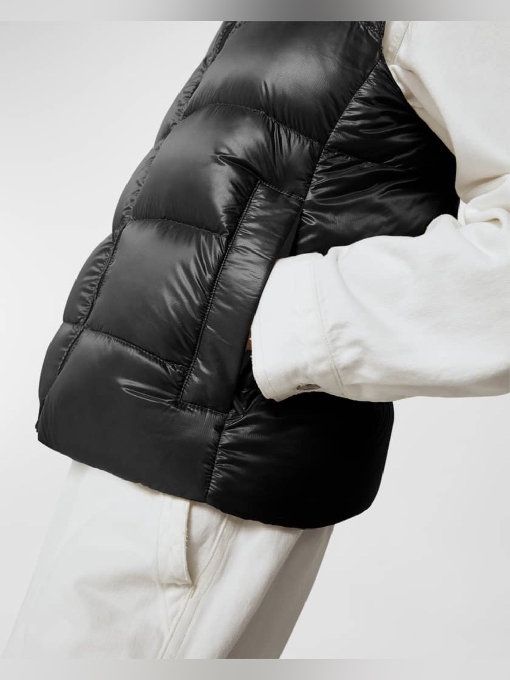 Canada Goose Cypress Puffer Vest Black Logo Size S Full Set Brand New - Picture 6 of 16